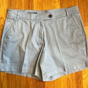 Brooks Brothers Women's Chino Shorts 5” Inseam Cotton/spandex Blue Size 14 NWT